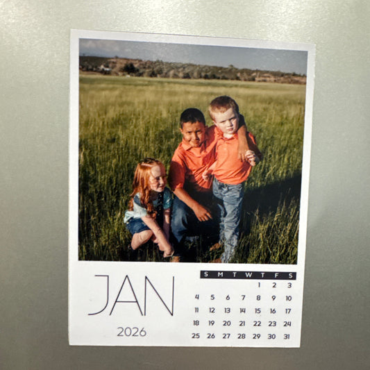 Custom Photo Magnet Calendar